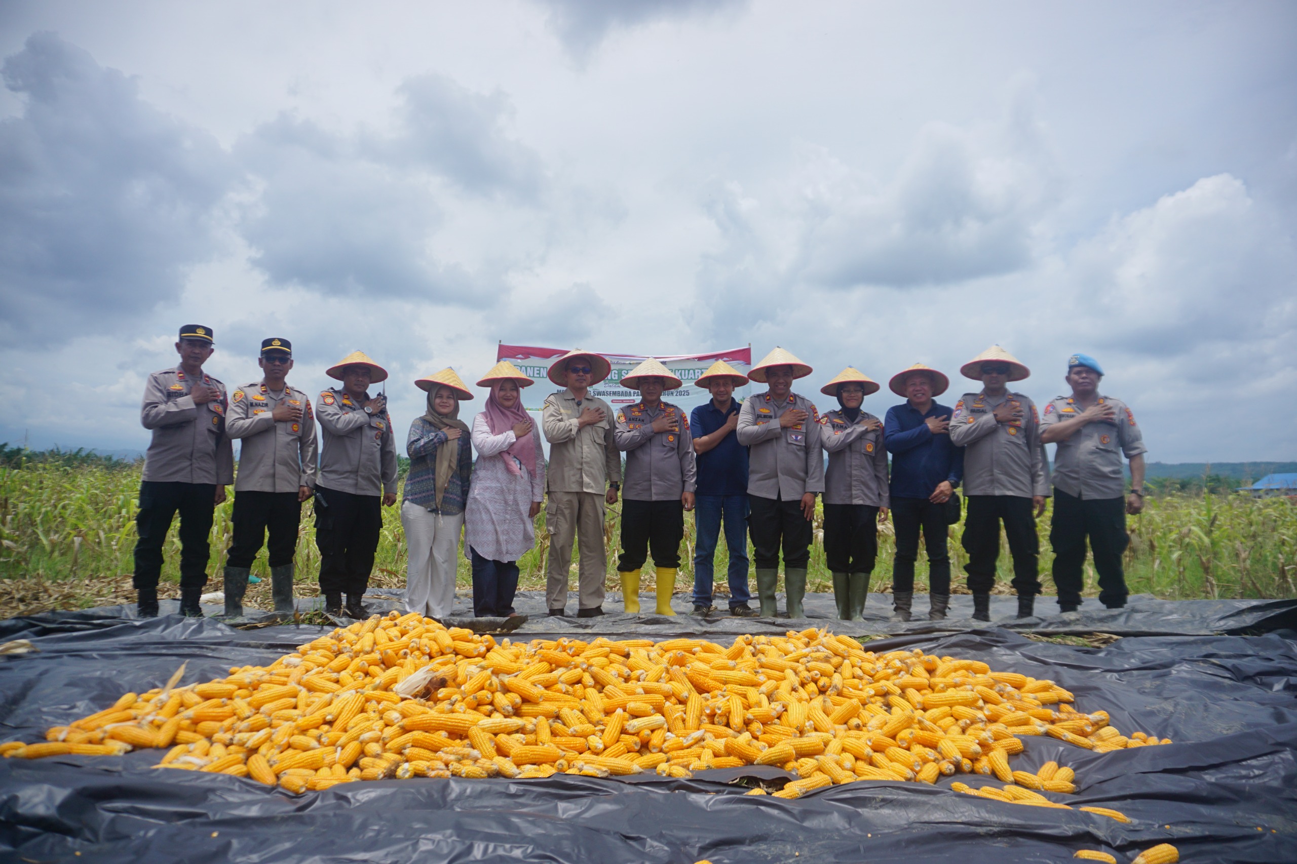 Polres Lhokseumawe Gelar Panen Raya Jagung Serentak Kuartal III Dukung Swasembada Pangan 2025