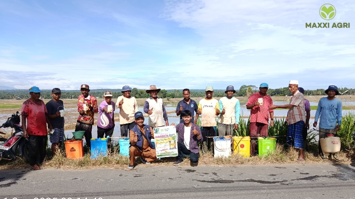 Maxxi Agri Indonesia Promosikan Produk Harber, Membunuh Keong dalam 24 Jam