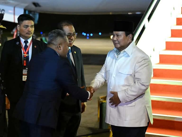 Hadiri KTT Ke-47 ASEAN, Presiden Prabowo Tiba di Malaysia