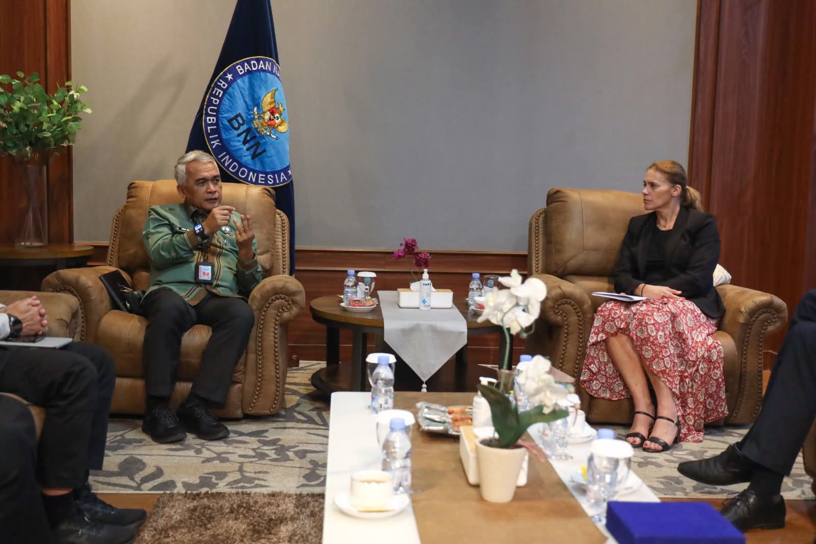 PERERAT KEMITRAAN, BNN DAN UNODC GELAR PERTEMUAN BERSAMA