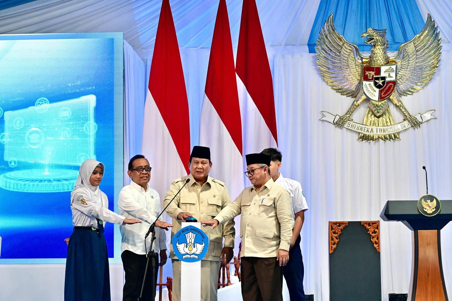 Presiden Prabowo Resmi Luncurkan Program Digitalisasi Pembelajaran Untuk Indonesia Cerdas di 38 Provinsi