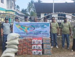 Pengurus Seusama Percayai PWO Kota Lhokseumawe Salurkan Bantuan Sembako pada Warga Musibah Banjir