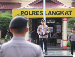 Polres Langkat Gelar Upacara Kenaikan Pangkat Perwira, Bintara dan PNS TMT 1 Januari 2026