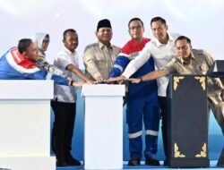 Presiden Prabowo Subianto Meresmikan Infrastruktur Energi Terintegrasi Pertamina Refinery Development Master Plan (RDMP) Balikpapan