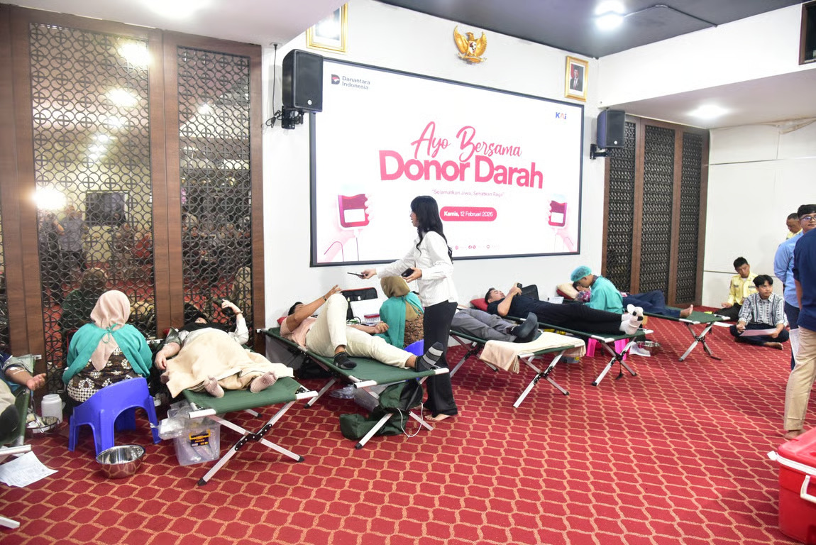 Bentuk Kepedulian Sosial kepada Masyarakat, KAI Services Gelar Kegiatan Donor Darah