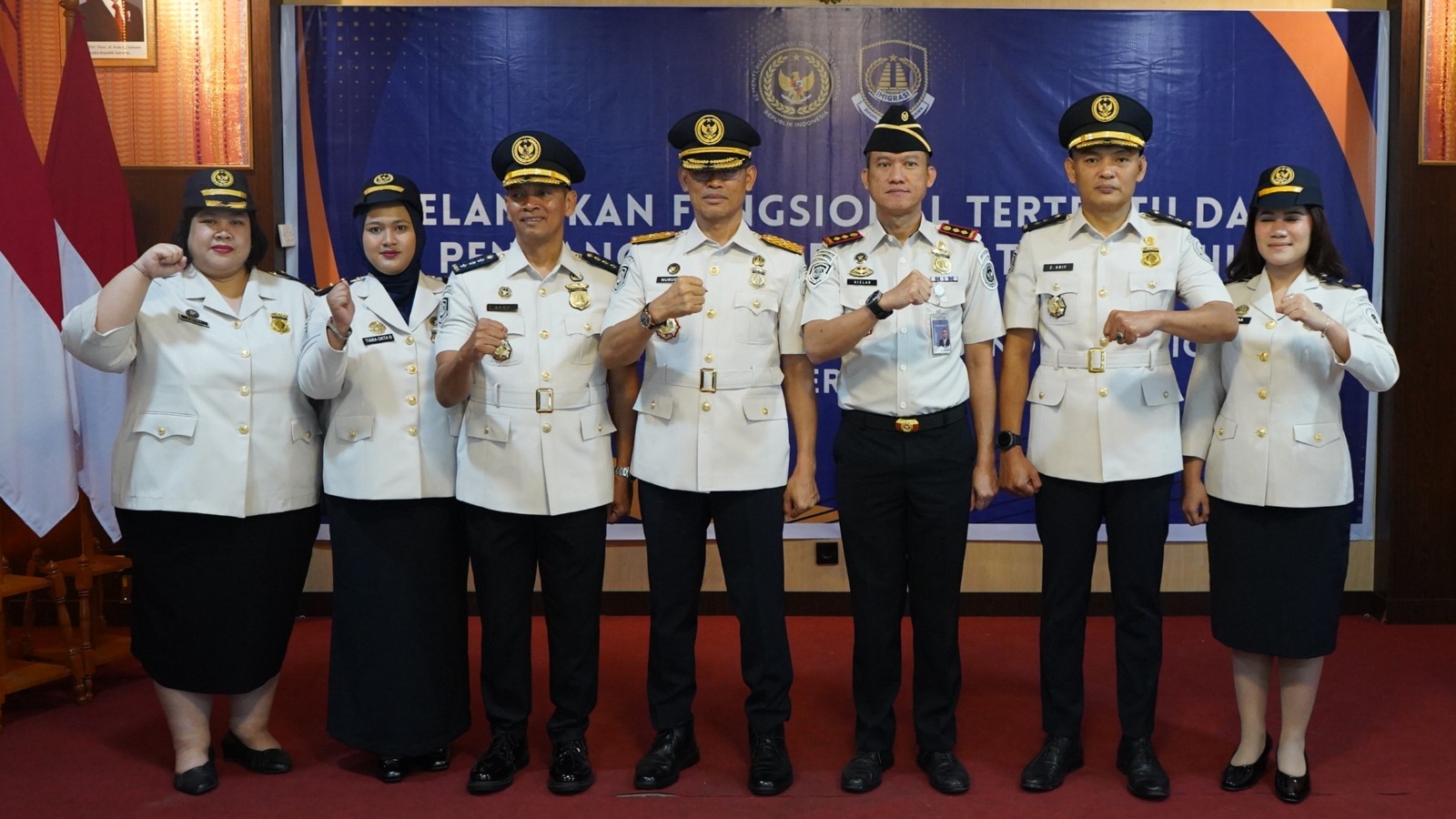 Kanwil Ditjenim Sumbar, Lantik Pejabat Fungsional dan Pegawai Negeri Sipil Lulusan Poltekkim