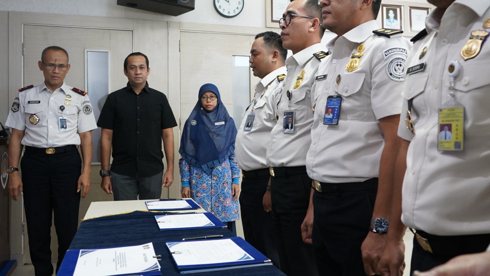 Imigrasi Kelas I TPI Padang Tandatanganan Komitmen Bersama Pembangunan Zona Integritas