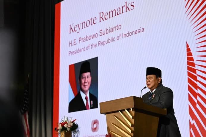 Presiden Prabowo Tegaskan Stabilitas, Kepastian Hukum dan Reformasi SDM pada Acara Iftar di U.S. Chamber of Commerce