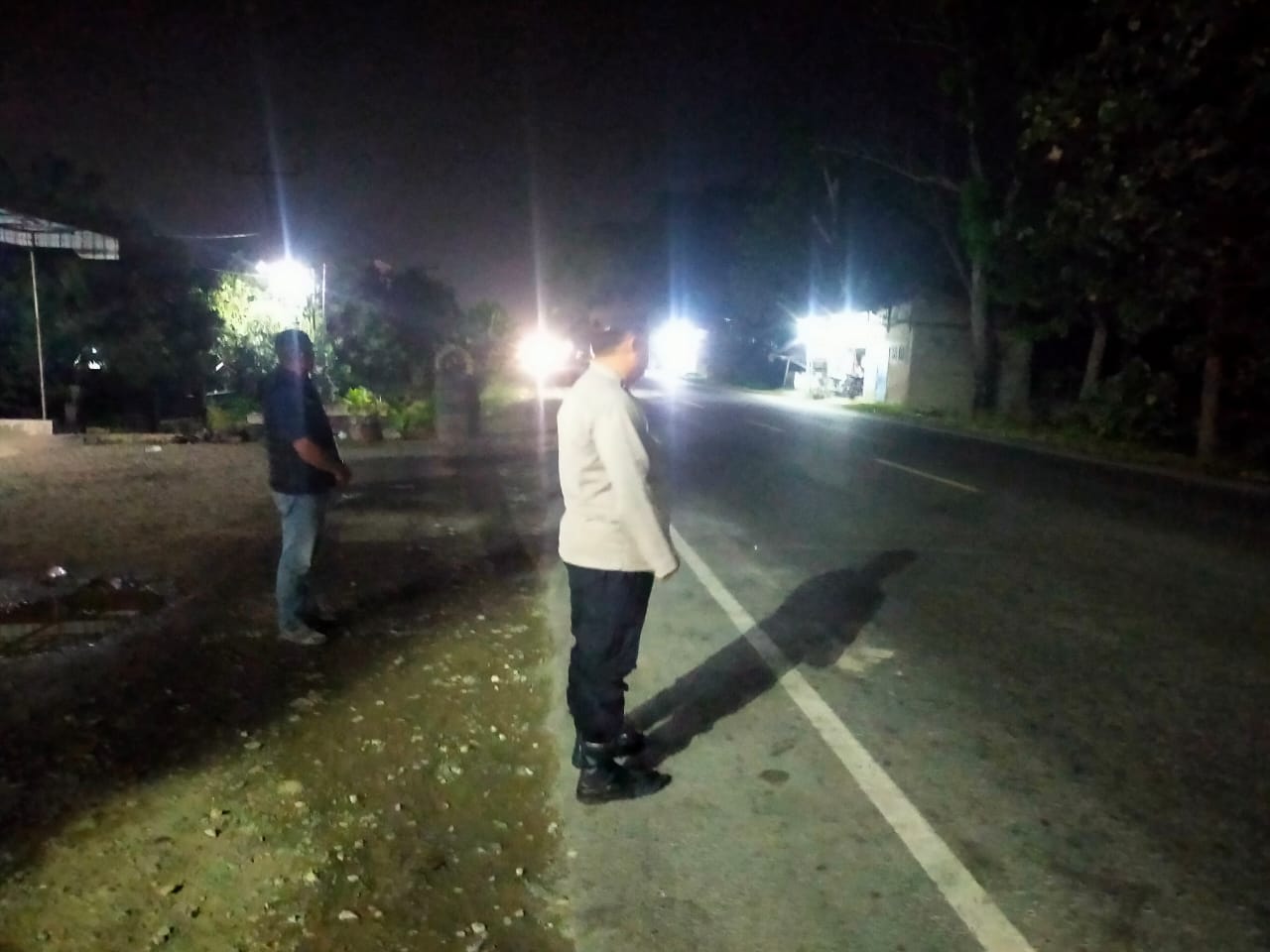 Polsek Hinai Patroli Antisipasi Geng Motor dan Balap Liar, Situasi Kamtibmas Aman dan Kondusif