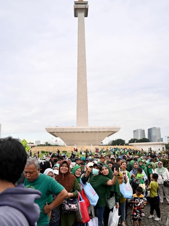 Masyarakat Apresiasi Bazar dan Hiburan Rakyat di Monas, Kupon Belanja Ringankan Beban Pascalebaran