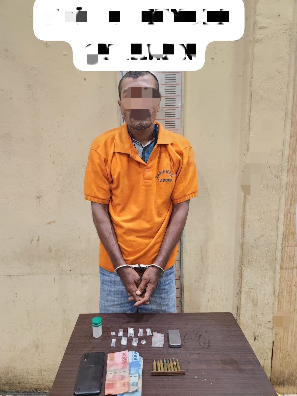 Satres Narkoba Polres Langkat Amankan Terduga Pelaku Sabu di Pangkalan Susu